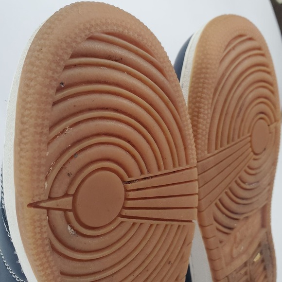 Nike Air Jordan 1 Retro Mid GS 'Obsidian' Sz-4Y 554725 402 - Picture 8 of 10